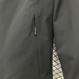 2025 DST Cotton Thickened Warm Black Outdoor Jacket #A802加棉冲锋衣