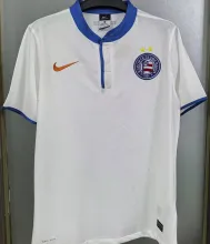 2013/14 Bahia Home White Retro Soccer Jersey