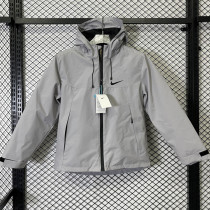 2025 NK Cotton Thickened Warm Grey Outdoor Jacket #A801加棉冲锋衣