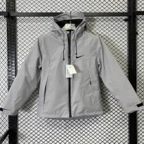 2025 NK Cotton Thickened Warm Grey Outdoor Jacket #A801加棉冲锋衣
