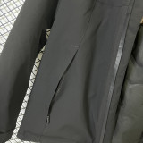 2025 DST Cotton Thickened Warm Black Outdoor Jacket #A802加棉冲锋衣
