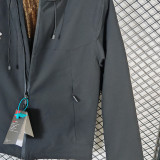 2025 UA Cotton Thickened Warm Black Outdoor Jacket  #A803加棉冲锋衣