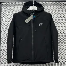 2025 Yonex Cotton Thickened Warm Black Outdoor Jacket #A804加棉冲锋衣