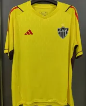 2025 AT Mineiro Limited Edition Goalkeeper Yellow Soccer Jersey 