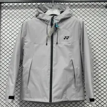 2025 Yonex Cotton Thickened Warm Grey Outdoor Jacket #A804加棉冲锋衣