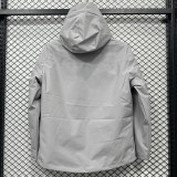 2025 Yonex Cotton Thickened Warm Grey Outdoor Jacket #A804加棉冲锋衣