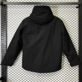 2025 Jordan Cotton Thickened Warm Black Outdoor Jacket #A800加棉冲锋衣
