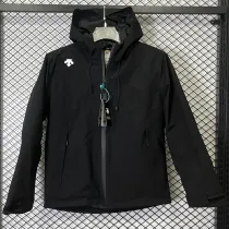 2025 DST Cotton Thickened Warm Black Outdoor Jacket #A802加棉冲锋衣