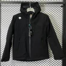2025 DST Cotton Thickened Warm Black Outdoor Jacket #A802加棉冲锋衣