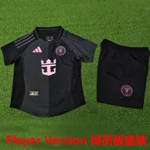 2025/26 Inter Miami Away Black Player Version Kids Jersey 球员版童装