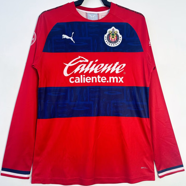 2019/20 Chivas Away Retro Long Sleeve Soccer Jersey
