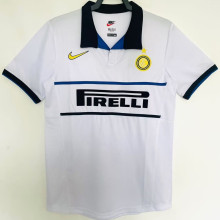 1998/99 In Milan Away White Retro Soccer Jersey