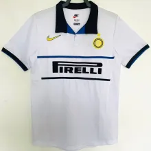 1998/99 In Milan Away White Retro Soccer Jersey
