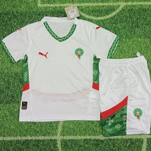 2025/26 Morocco Away White Kids Jersey