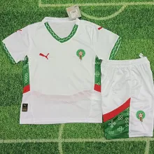 2025/26 Morocco Away White Kids Jersey