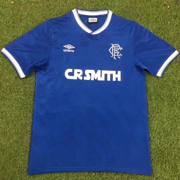 1984/87 Rangers Home Retro Soccer Jersey