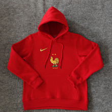 2025 France Red Hoody 硅胶