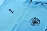 2025 Man Ciyt Sky Blue Jacket Tracksuit