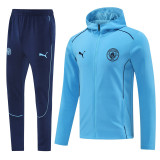 2025 Man Ciyt Sky Blue Jacket Tracksuit