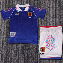 1998 Japan  Home Retro Kids Soccer Jersey