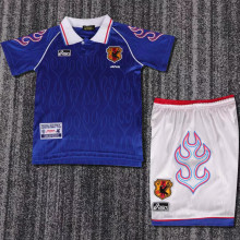 1998 Japan  Home Retro Kids Soccer Jersey