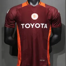 2025 Roma Red Player Version Soccer Jersey