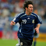 2006 Argentina Away Retro Fans Soccer Jersey