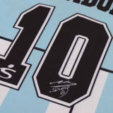2001 Maradona #10 Argentina Home Retro Kids Soccer Jersey 2001有名有号