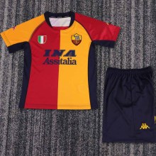 2001/02 Roma Home Retro Kids Soccer Jersey