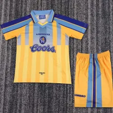 1995/97 CFC Away Yellow Retro Kids Soccer Jersey