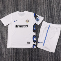 2010/11 In Milan Away White Retro Kids Soccer Jersey