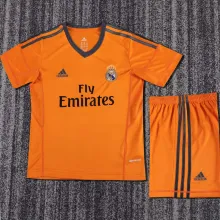 2013/14 RM Third Orange Retro Kids Soccer Jersey
