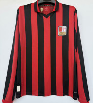 2025 AC Milan 1:1 Quality 125Th AnniversaryLong Sleeve Fans Soccer Jersey 纪念版 无钮扣