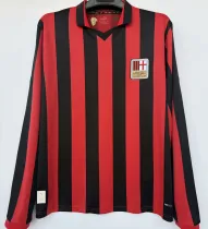 2025 AC Milan 1:1 Quality 125Th AnniversaryLong Sleeve Fans Soccer Jersey 纪念版 无钮扣