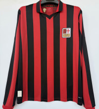 2025 AC Milan 1:1 Quality 125Th AnniversaryLong Sleeve Fans Soccer Jersey 纪念版 无钮扣