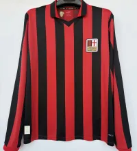 2025 AC Milan 1:1 Quality 125Th AnniversaryLong Sleeve Fans Soccer Jersey 纪念版 无钮扣