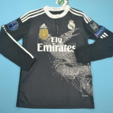 2014/15 RM Black Dragon Retro Player Version Long Sleeve Jersey 球员版 长袖