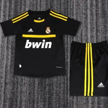 2011/12 RM Goalkeeper Black Retro Kids Soccer Jersey