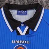 1986/88 M Utd Third Blue Retro Kids Soccer Jersey