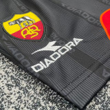 1999/2000 Roma Third Black Retro Kids Soccer Jersey