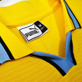 1998/1999 Lazio Yellow Retro Soccer Jersey