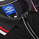 1998/99 M Utd Black Retro Soccer Jersey