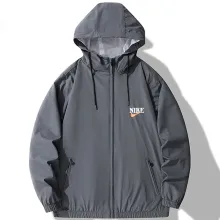 2025 Nk~ Grey Windbreaker