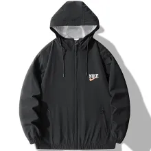 2025 Nk~ Black Windbreaker （812）