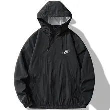 2025 Nk~ Black Windbreaker （6578）