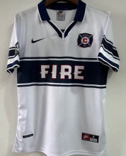 1998 Chicago Fire Third White Retro Soccer Jersey