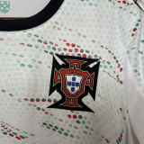 2025/26 Portugal Away White Fans Soccer Jersey