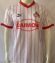 1985/86 1. FC Köln Home White Retro Soccer Jersey