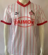 1985/86 1. FC Köln Home White Retro Soccer Jersey