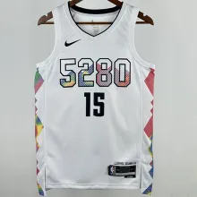 2025 Nuggets  JOKIC #15 White City Edition NBA Jersey